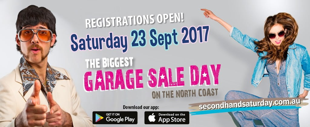 IT’S BACK! SECOND HAND SATURDAY REGISTRATIONS NOW OPEN